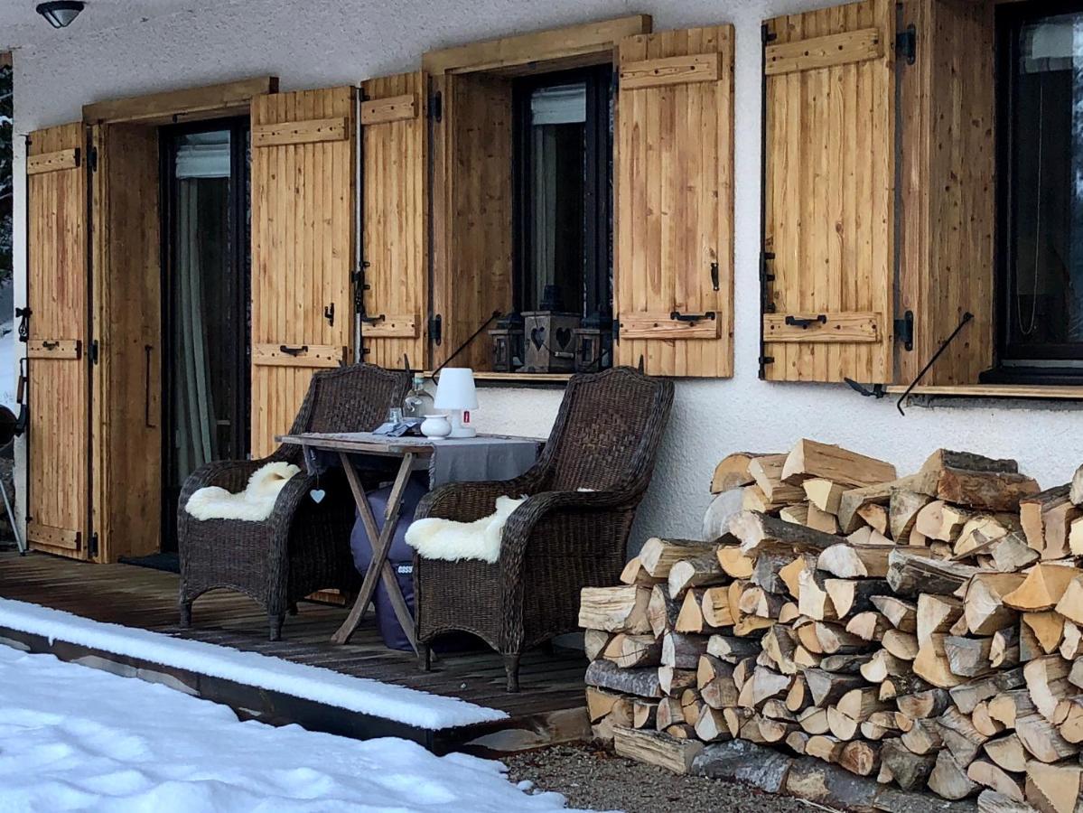 L'Ours Blanc Lodge Le Biot ภายนอก รูปภาพ