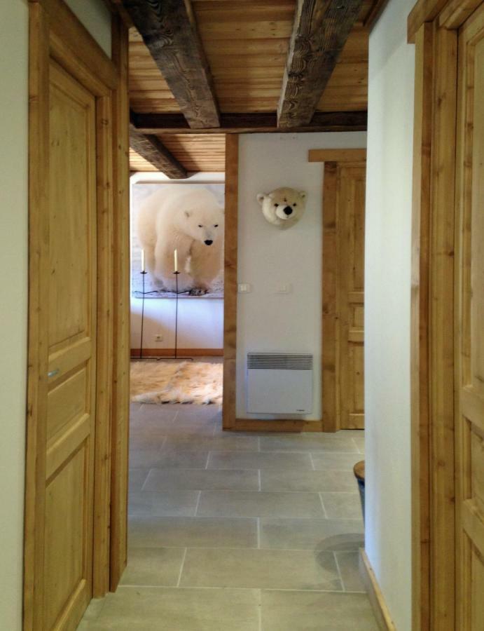 L'Ours Blanc Lodge Le Biot ภายนอก รูปภาพ